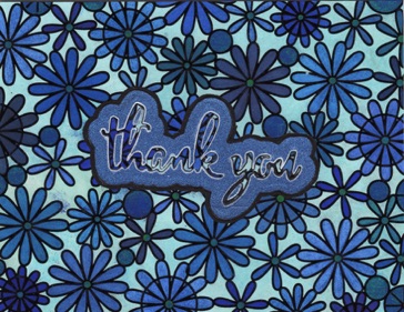 Connected Daisies
(blue)
Thank You Card